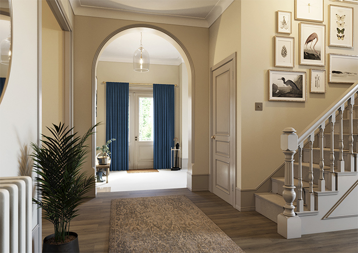 Wexley, Imperial Blue - Made to Measure Curtains - Image 7